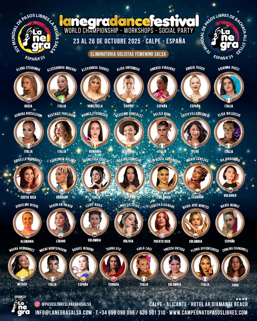 Solista femenino salsa