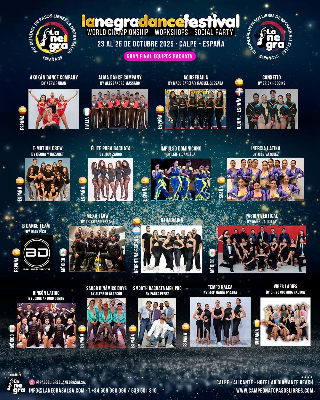 Equipos Bachata